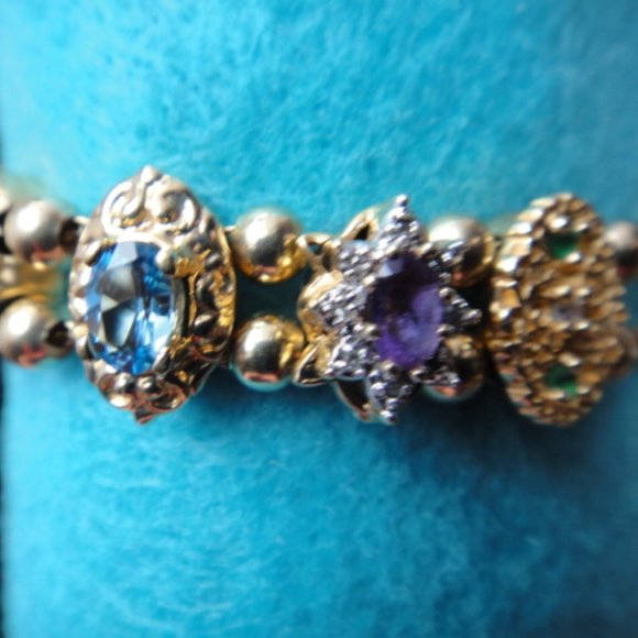 14 KT Gold Jewelry - 14K Slide Bracelet